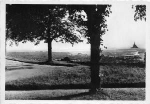 BR5911 Avranches la baie du Mont Saint Michel vue du Jardin des plantes   france