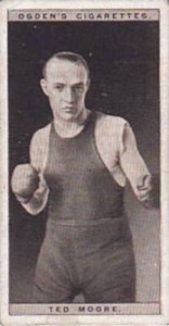 Ogdens Vintage Cigarette Card Pugilists In Action 1928 No 30 Ted Moore