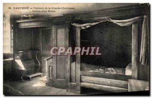 Old Postcard Charterhouse Dauphine Convent cell of a Monk