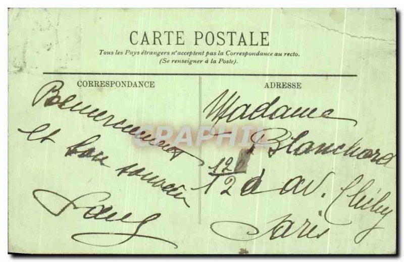 Old Postcard Pierrefonds Chateau Vue generale