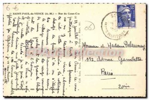 Old Postcard SAINT-PAUL-de-Vence street daredevil