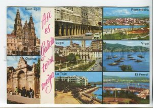 441279 Portugal 1986 year SPAIN Galicia RPPC to GDR