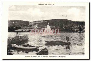 Old Postcard Aix Les Bains Lac Du Bourget At Grand Harbor