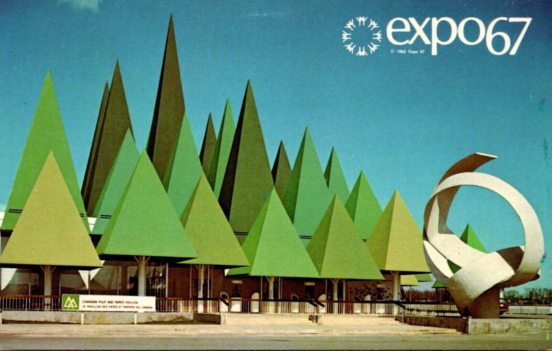 Canada Montreal Expo67 The Canadian Pulp and Paper Pavilion