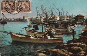 PC EGYPT, ALEXANDRIA, WEST BAY, Vintage Postcard (b39367)