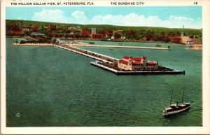 The Million Dollar Pier St. Petersburg FL Postcard PC174