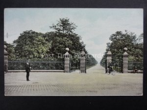 Lancashire PRESTON Moor Park Entrance Gates c1904 by The Wrench Series 11530