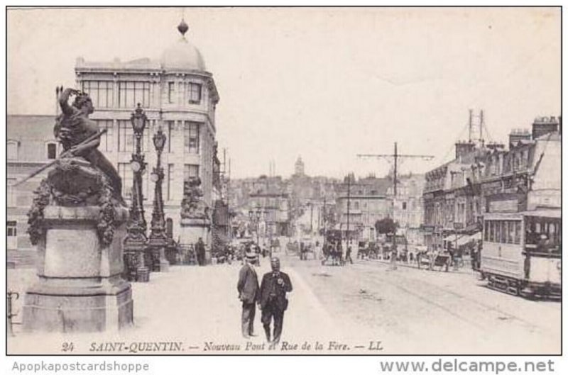 France Saint Quentin Nouveau Pont et Rue de la Fere