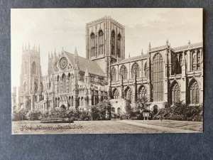 South Side York Minster UK Litho Postcard H2037084424