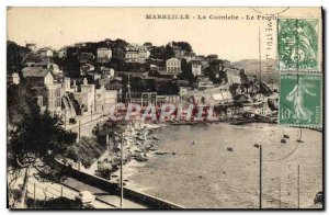Old Postcard Marseille The Corniche