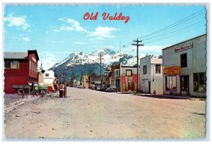 c1960 Main Street Good Friday Quake Old Valdez Alaska Vintage Antique Postcard