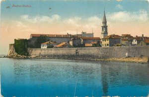 Postcard Montenegro Budva city view 1916