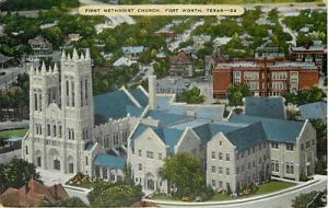 TX-FORT WORTH-FIRST METHODIST CHURCH-MAILED 1957-T47903