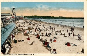 RI - Newport. Beach Scene