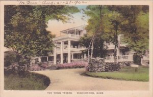 Massachusetts Winchendon Toy Town Tavern 1933 Handcolored Albertype