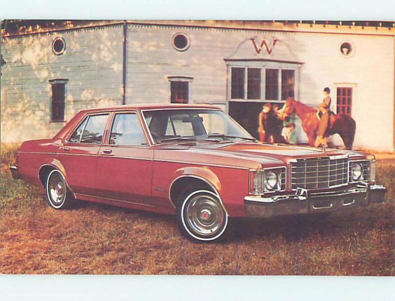 Unused 1977 car dealer ad postcard FORD GRANADA FOUR DOOR SEDAN o8460-17