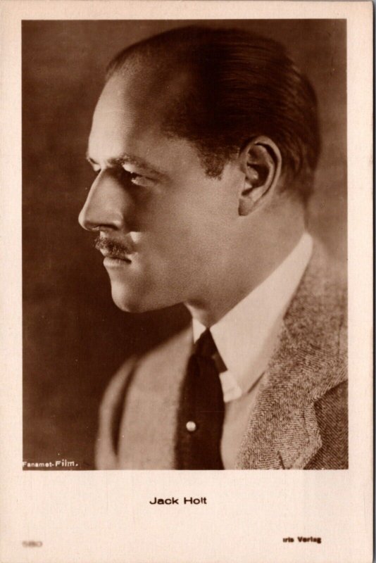 Real Photo Postcard Portrait of Jack Holt