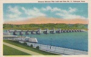 Iowa Dubuque General Zebulon Pike Lock and Dam No 11 Curteich