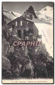Old Postcard Mountaineering Chamonix Great Chalet Mules