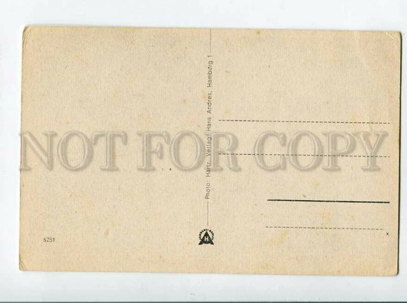 3133182 GERMANY HAMBURG Bismarkdenkmal Vintage postcard