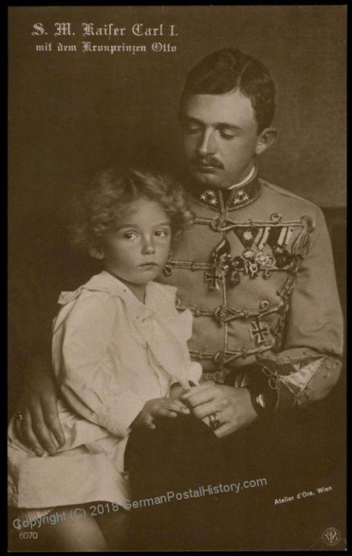 Austria WWI Kaiser Karl Franz Joseph Successor RPPC 65713 Europe