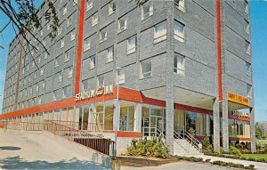 Flushing New York Stadium View Inn Vintage Postcard AA19909