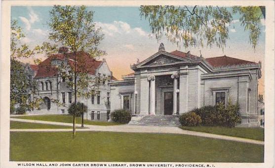 Wilson Hall and John Carter Brown Library Brown University Providence Rhode I...