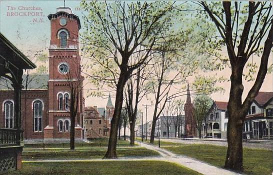 The Churches Brockport New York 1908