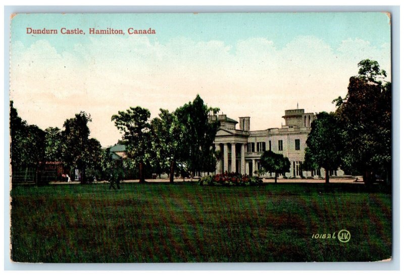 1911 Dundurn Castle Hamilton Ontario Canada Valentine & Sons Postcard 