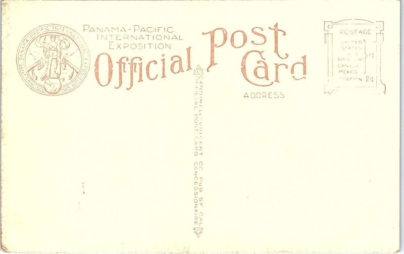 1915 SAN FRANCISCO CALIF PAN PACIFIC EXPOSITION PALACE JEWELS POSTCARD 41-77