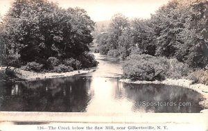 Creek below the Saw Mill - Gilbertsville, New York