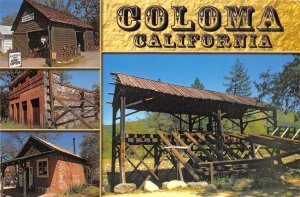 Coloma, CA California  HISTORIC GOLD MINING TOWN~School Field Trips 4X6 Postcard