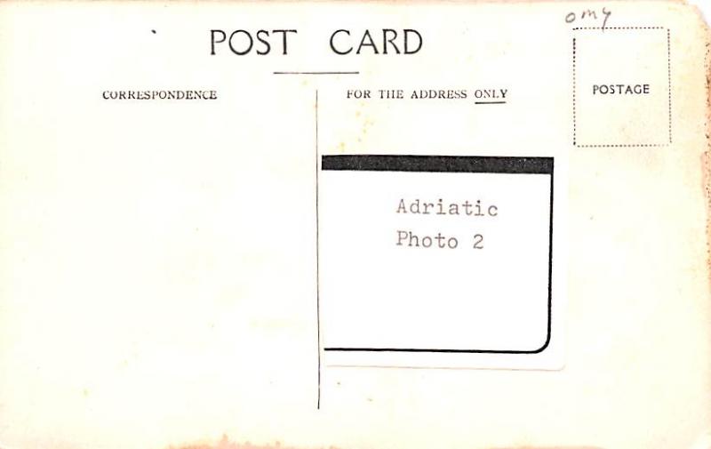 White Star Line, Twin Screw RMS Adriatic Ship Sticker on back paper chip left...