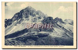 Old Postcard The Galibier La Table d'Orientation and the Rock of the Grand Ga...