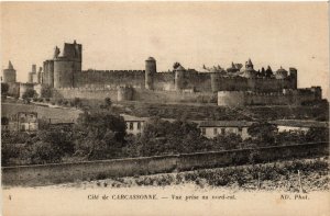 CPA Carcassonne Vue prise au Nord-Est FRANCE (1012965)