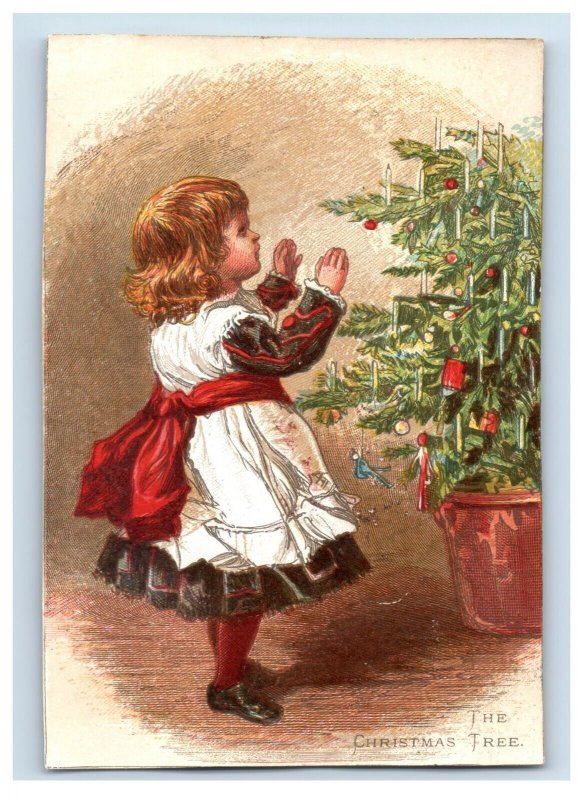 1870s Victorian Trade Cards Christmas Scenes Set Of 8 P160