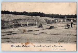 Merxplas Colonie Belgium Postcard Kleiputten Clay Extraction c1910 Posted