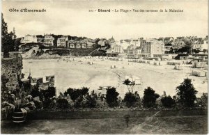 CPA Dinard- La Plage ,vue de la Terrasse de la Malouine FRANCE (1021904)