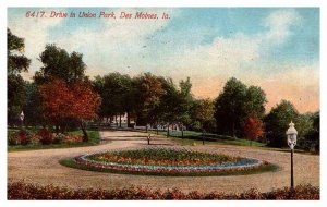 Postcard NATURE SCENE Des Moines Iowa IA AQ9345