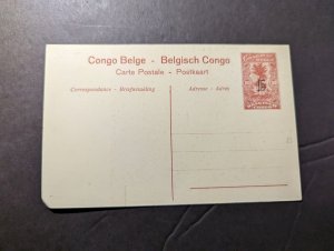 Mint Belgian Congo Africa Postcard Native Housing