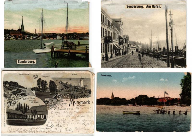 DENMARK DANMARK NORDSCHLEWSIG 24 CPA ALL ÉTAT