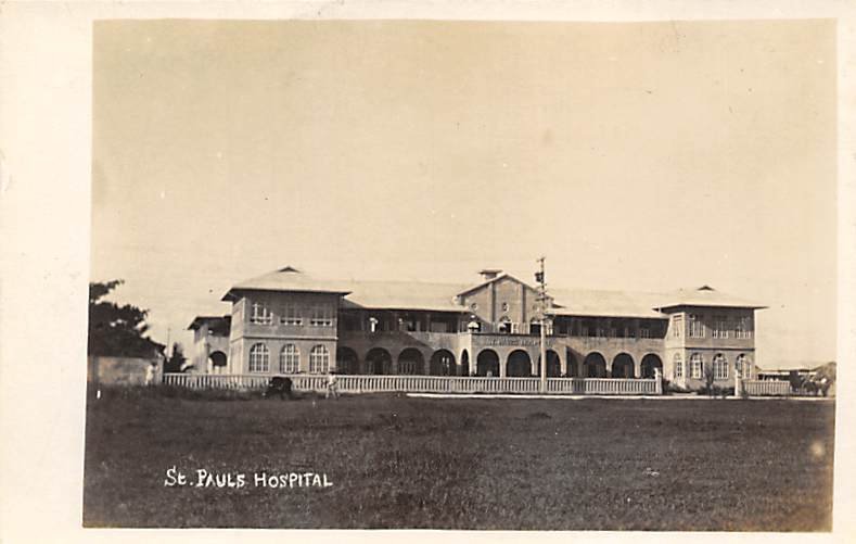 St Pauls Hospital  Philippines Real Photo 