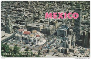 Aerial View, City of Palaces, Central District of Mexico City, Federal Distri...