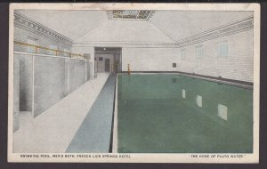 Indiana French Lick Springs Hotel - interior Swimming Pool, Men's Bath ~ WB