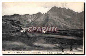 Old Postcard The Dauphine 2075 m Lautaret and Galibier Rock 2950 m