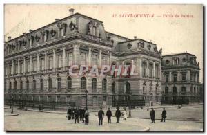 St Quentin - Courthouse - Old Postcard