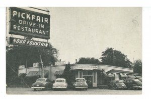 Canada - ON, Toronto. Pickfair Drive-In Restaurant, Diner ca 1950 (creases)