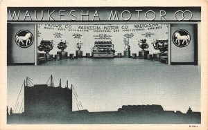 J56/ Waukesha Wisconsin Postcard Linen Motor Co. Factory Advertisement 23