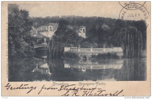 STRASBOURG, Bas Rhin, France, 1900-1910's; Orangerie-Partie