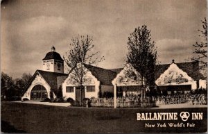 Ballantine Inn at New York World's Fair Ale and Beer Vintage Postcard Y54